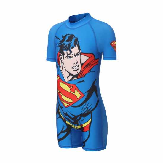 Character Character One Piece Swimsuits Infants Superman Плувни дрехи за момчета