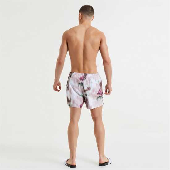 Мъжки Плувни Шорти Siksilk Swim Shorts Mens Розово/Бяло Мъжки Плувни Шорти Siksilk Swim Shorts Mens Розово/Бяло
