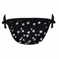 Regatta Flavia String Bikini Bottoms Blk/WhPlkaPr 