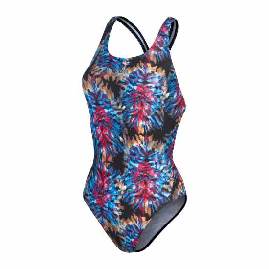 Speedo Club Training Allover Digital Proback Swimsuit Womens  Дамски бански