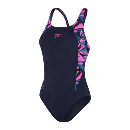 Speedo Hyperboom Splice Muscleback Swimsuit Womens Speedo Hyperboom Splice Muscleback Swimsuit Womens