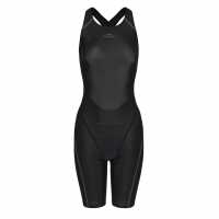 Slazenger Дамски Бански Костюм Knee Length Swimsuit Ladies Черно Дамски бански