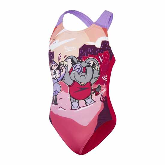 Speedo Lts Prnt Xbck Bb99  Детски бански и бикини