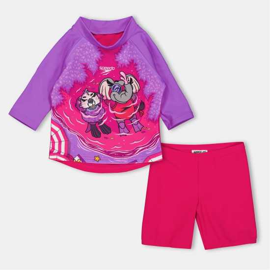 Детски бански и бикини Speedo Ltssunprtct&s Bb99 Speedo Ltssunprtct&s Bb99 Детски бански и бикини