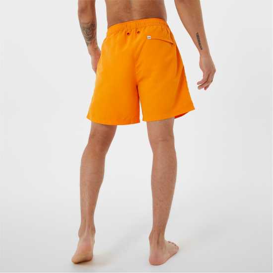 Jack Wills Eco-Friendly Mid-Length Swim Shorts Orange Мъжки къси панталони