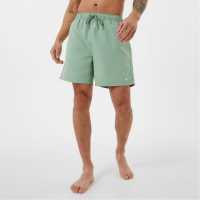 Jack Wills Eco-Friendly Mid-Length Swim Shorts Mid Green Мъжки къси панталони