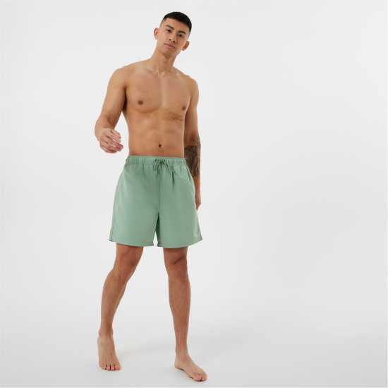Jack Wills Eco-Friendly Mid-Length Swim Shorts Mid Green Мъжки къси панталони