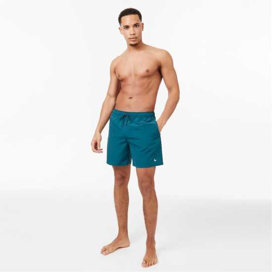 Jack Wills Eco-Friendly Mid-Length Swim Shorts Rich Teal Мъжки къси панталони
