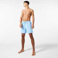 Jack Wills Eco-Friendly Mid-Length Swim Shorts Pale Blue Мъжки къси панталони