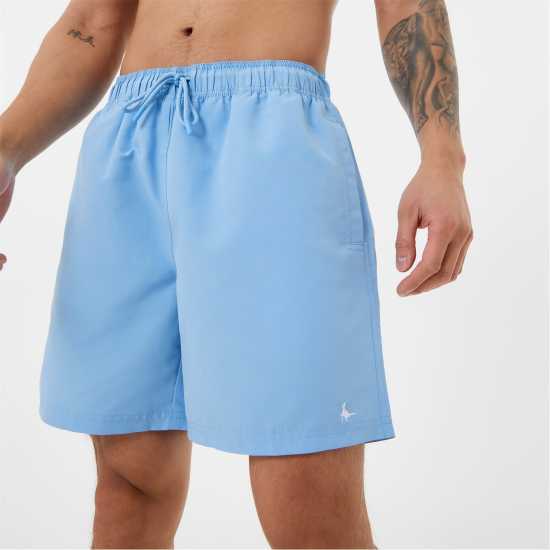 Jack Wills Mid-Length Swim Shorts Бледо синьо Мъжки къси панталони