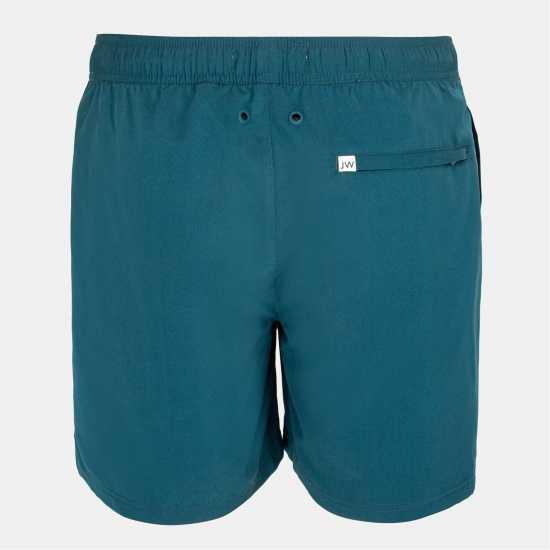 Мъжки Плувни Шорти Jack Wills Mid-Length Swim Shorts Mens Blue 
