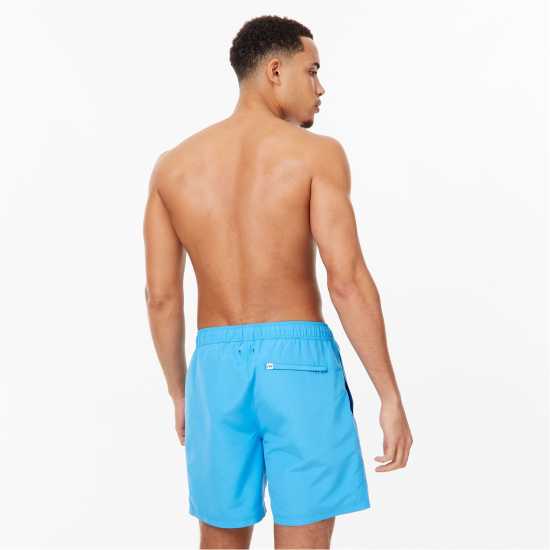 Jack Wills Eco-Friendly Mid-Length Swim Shorts Cyan Мъжки къси панталони