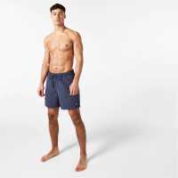 Jack Wills Eco Mid-Length Swim Shorts Navy Мъжки къси панталони