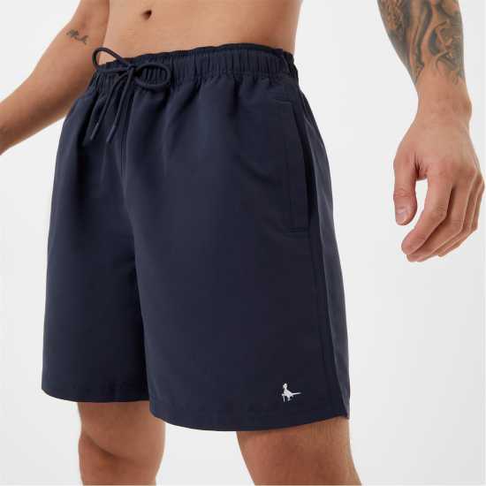 Jack Wills Mid-Length Swim Shorts Морска синьо Мъжки къси панталони