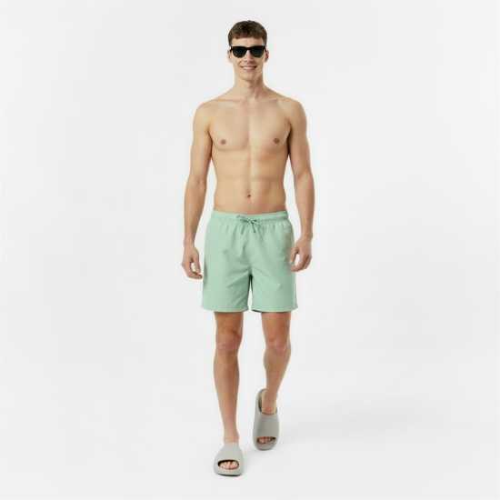 Мъжки Плувни Шорти Jack Wills Mid-Length Swim Shorts Mens Средно зелено 