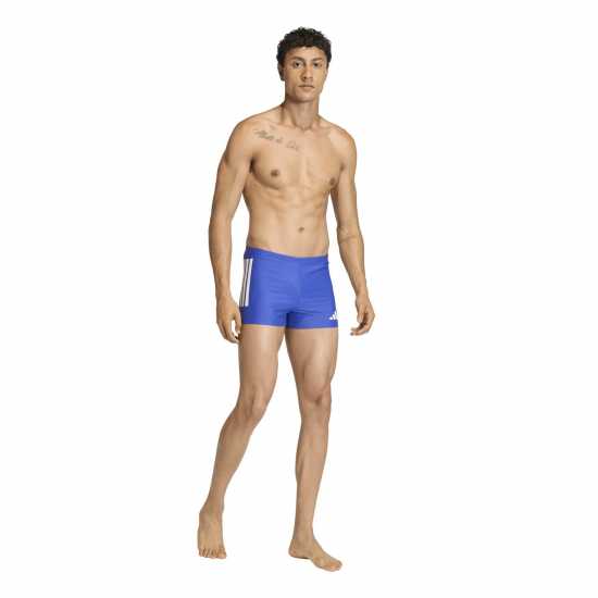 Adidas Мъжки Плувни Боксерки 3S Infinitex Drive Boxer Trunks Mens Lucid Blue 