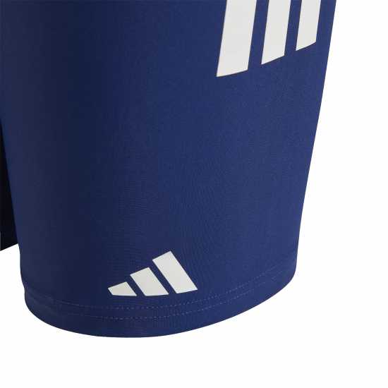 Adidas Boys Fitness 3-Stripes Swim Jammer Dark Blue Adidas Boys Fitness 3-Stripes Swim Jammer Dark Blue