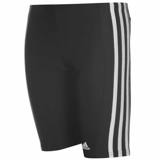 Adidas Boys Fitness 3-Stripes Swim Jammer Black/White Детски бански и бикини