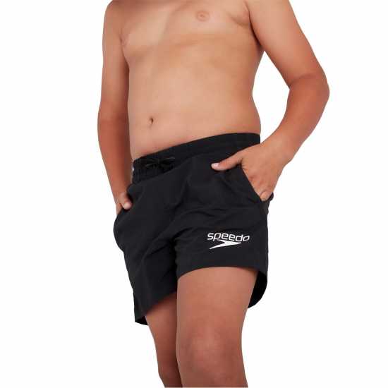 Детски бански и бикини Speedo Kids Essentials 13 Watershort Черно Speedo Kids Essentials 13 Watershort Черно Детски бански и бикини