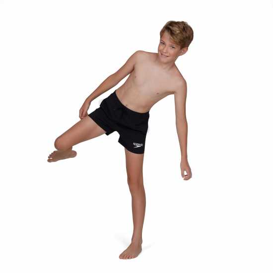Детски бански и бикини Speedo Kids Essentials 13 Watershort Черно Speedo Kids Essentials 13 Watershort Черно Детски бански и бикини