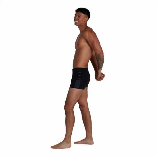 Speedo Мъжки Шорти Bm Logo Aquashorts Mens Black/Grey Мъжки къси панталони
