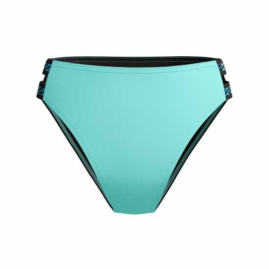 Дамски бански Speedo Solid Logo Elastic High Waist Bottom Арктическо стъкло Speedo Solid Logo Elastic High Waist Bottom Арктическо стъкло Дамски бански