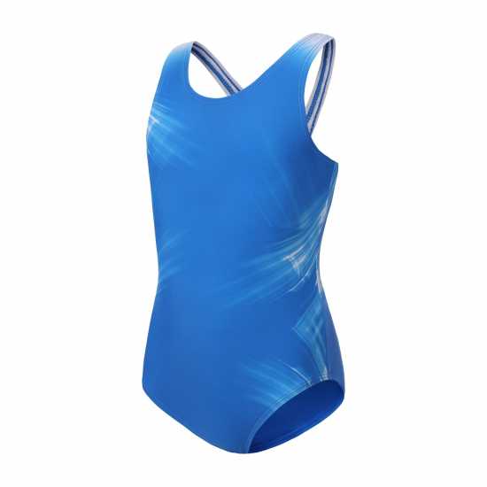 Slazenger Muscle-Back Suit With Strobe Print Juniors  