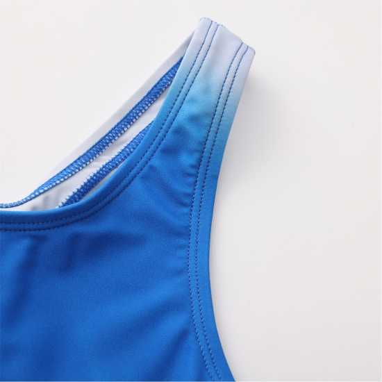 Slazenger Muscle-Back Suit With Strobe Print Juniors  