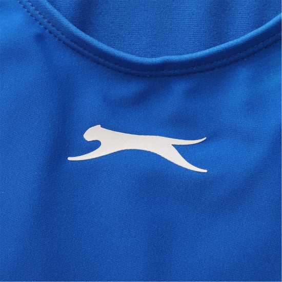 Slazenger Muscle-Back Suit With Strobe Print Juniors  