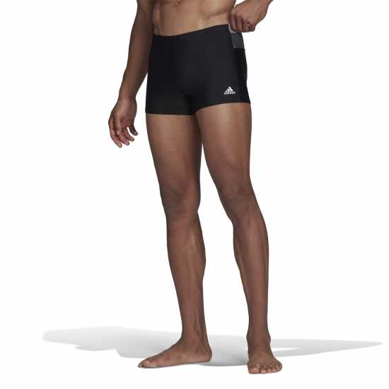 Adidas Мъжки Плувни Боксерки Colour Block Swimming Boxers Mens Black Мъжки плувни шорти и клинове