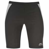 Slazenger Мъжки Плувен Клин Lycra® Xtra Life ™ Swimming Jammers Mens Black Мъжки плувни шорти и клинове