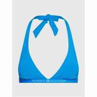 Tommy Hilfiger Halter Triangle Rp  (Ext Sizes) Shocking Blue Holiday Essentials