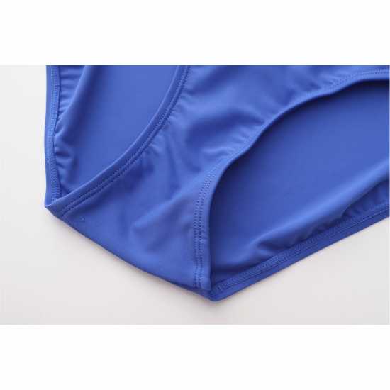 Slazenger Pl Racerback Womens Синьо/Синьо Дамски бански