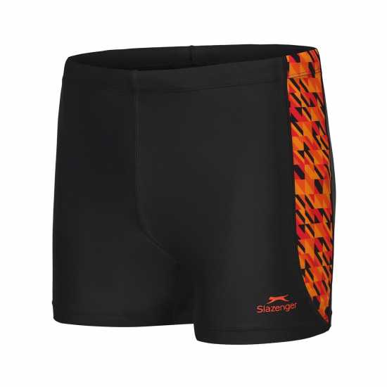 Slazenger Pl Boxer Mens Черно/Червено Мъжки плувни шорти и клинове