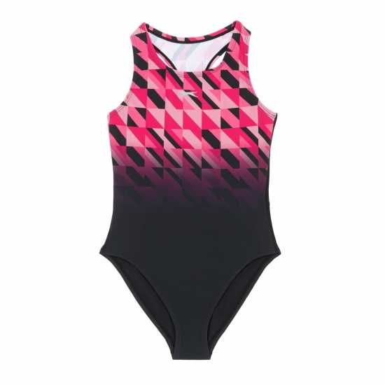 Slazenger Sb Swimsuit Jn53 Черно/Розово Детски бански и бикини