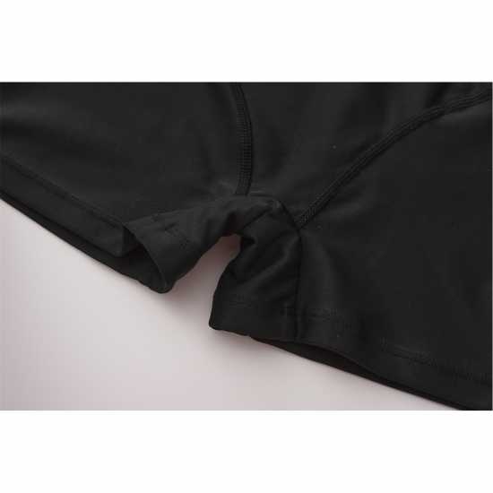 Slazenger Pl Boyleg Junior Girls Черно/Зелено Детски бански и бикини