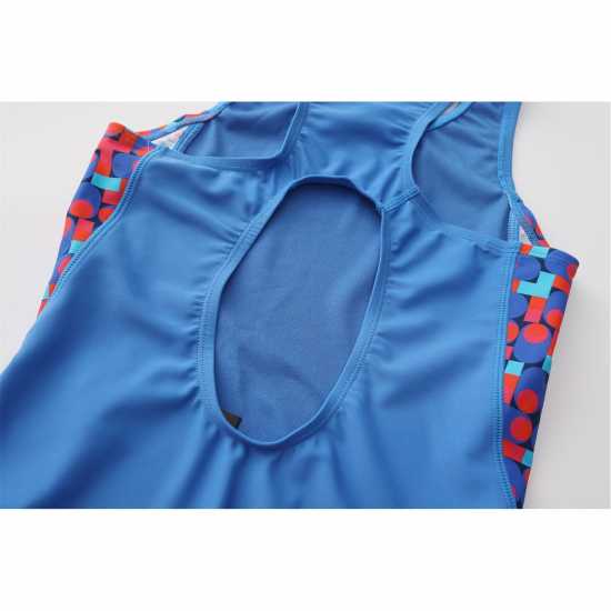 Slazenger Pl Boyleg Junior Girls Синьо/Синьо Детски бански и бикини