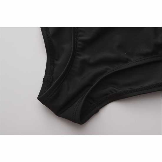 Детски бански и бикини Slazenger Pl Racerback Junior Girls Черно/Зелено Slazenger Pl Racerback Junior Girls Черно/Зелено Детски бански и бикини