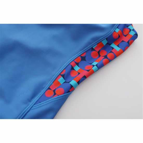 Slazenger Pl Racerback Junior Girls Синьо/Синьо Детски бански и бикини