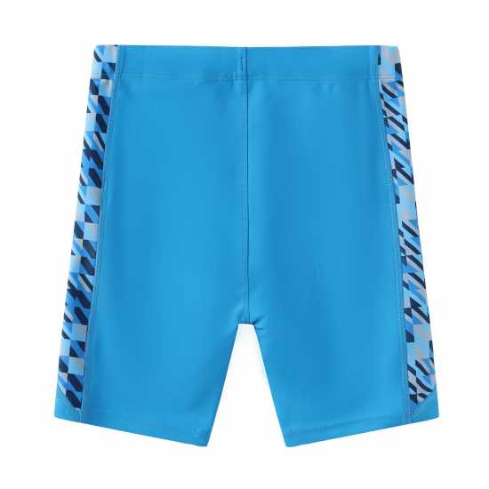 Slazenger Детскоюношески Плувен Клин Pl Jammer Junior Boys Синьо/Бяло Детски бански и бикини