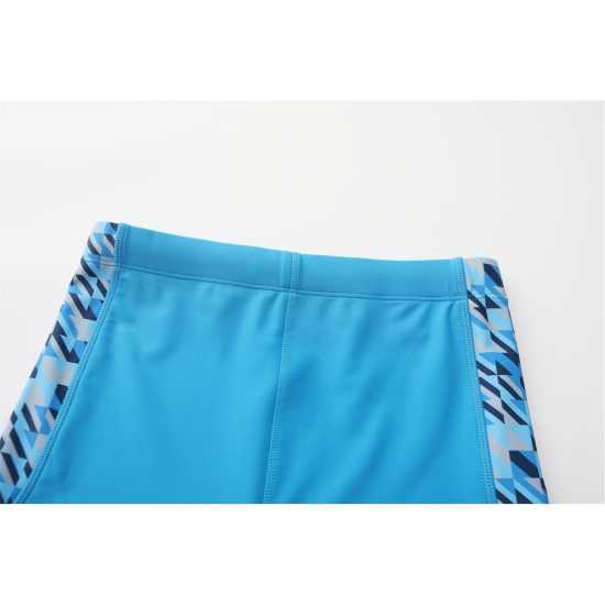 Детски бански и бикини Slazenger Pl Boxer Junior Boys Синьо/Бяло Slazenger Pl Boxer Junior Boys Синьо/Бяло Детски бански и бикини