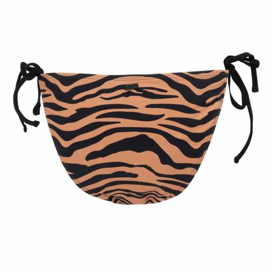 Soulcal Tie Bikini Bot Ld53 Черно/Кафяво Дамски бански