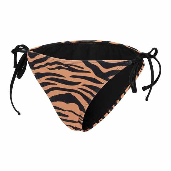 Soulcal Tie Bikini Bot Ld53 Черно/Кафяво Дамски бански