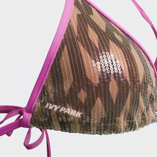 Adidas Originals Sequin Monogram Bikini Top Womens  