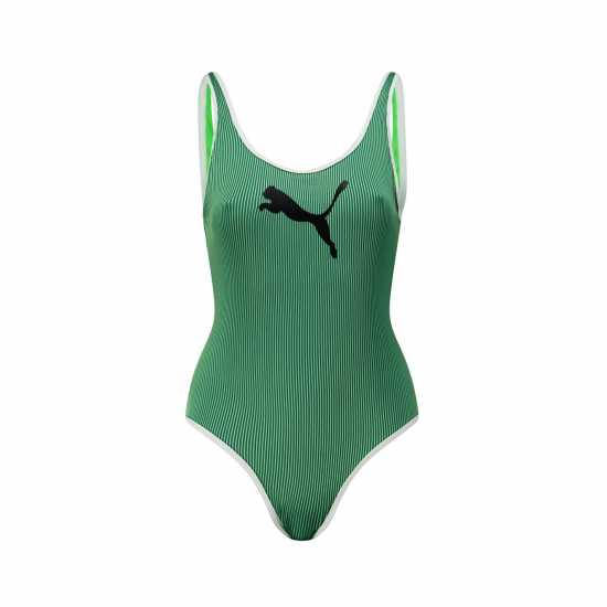 Дамски бански Puma Rib Swimsuit Ld99 Puma Rib Swimsuit Ld99 Дамски бански