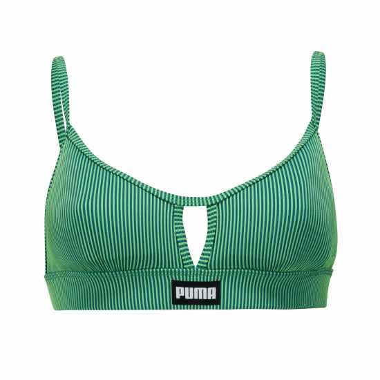 Puma Peek-A-Boo Top Ld99 Green Combo Дамски бански