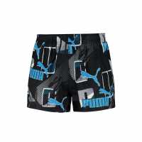 Puma Print Logo Shrt Sn99 Blue Combo Мъжки плувни шорти и клинове
