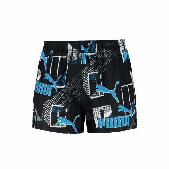 Puma Print Logo Shrt Sn99 Blue Combo Мъжки плувни шорти и клинове
