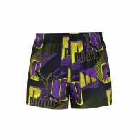 Puma Print Logo Shrt Sn99 Violet Purple Мъжки плувни шорти и клинове