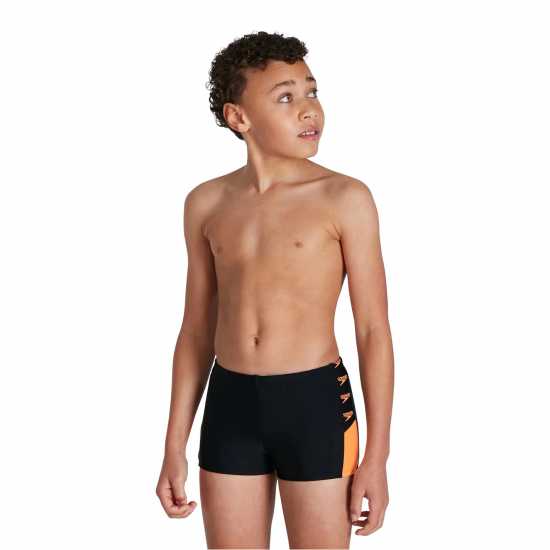 Speedo Момчешки Къси Гащи Bm Logo Aqua Swim Shorts Junior Boys  Детски бански и бикини